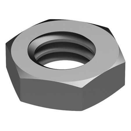 Huyett Hex Nut, 1-8, Stainless Steel, 18-8, Plain, 0.546 in Ht NUTH18-1000-0546188P